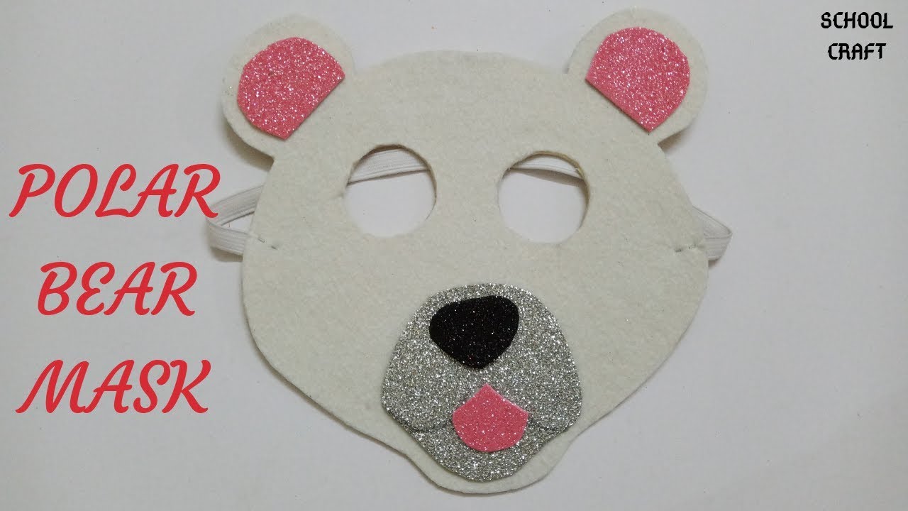 Polar bear How to make polar School Craft| YouTube