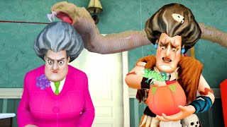 Scary Teacher 3D | Two Terrifying Pranks That Miss T Can't Forget In Present And Prehistoric