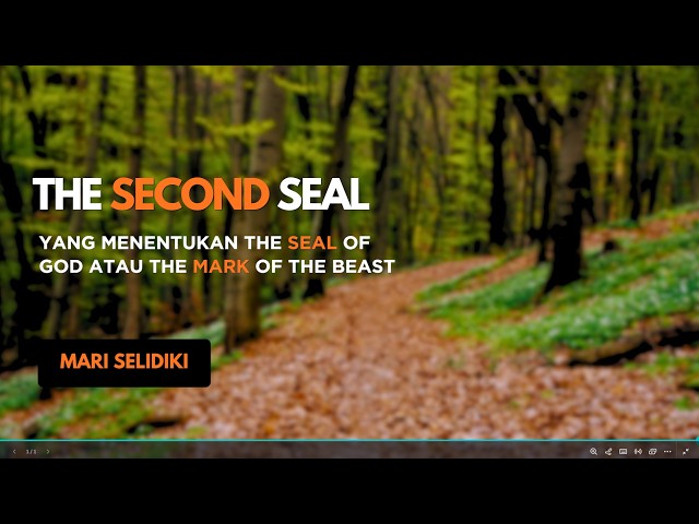 THE SECOND SEAL AFTER THE LATTER RAIN
