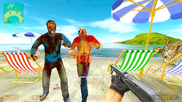 Counter Strike Source - Zombie Horde Mod Online Gameplay on de_Rush map