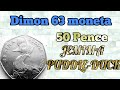 Монета Великобритании 50 пенсов 2016 года / Джемайма Падл-Дак