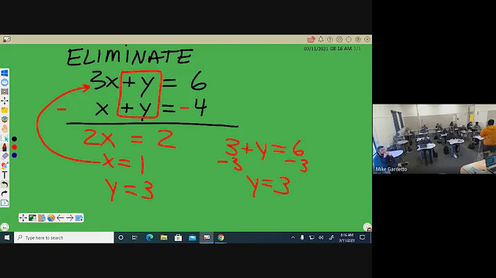 Elimination method lecture