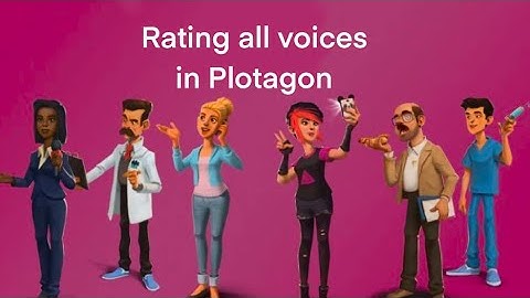 Rating all US English voices on Plotagon