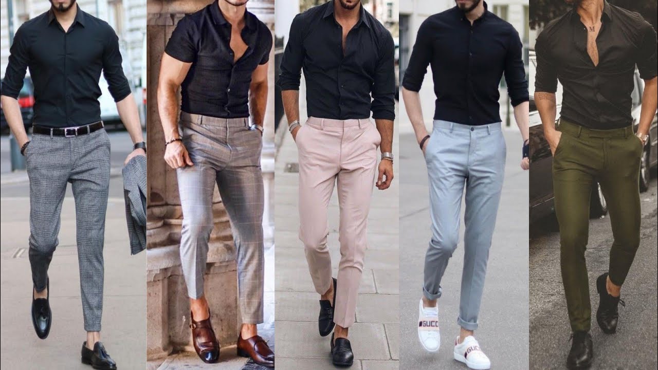 5 Different Ways To Style Plain Black Shirts - What To Wear with Black Shirt