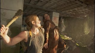 Tlou2 - Abby Aggressive Gameplay - Grounded - No Hud