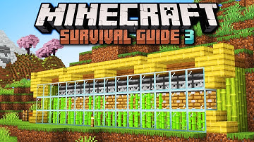 Simple Automatic Sugar Cane Farm! ▫ Minecraft Survival Guide S3 ▫ Tutorial Let