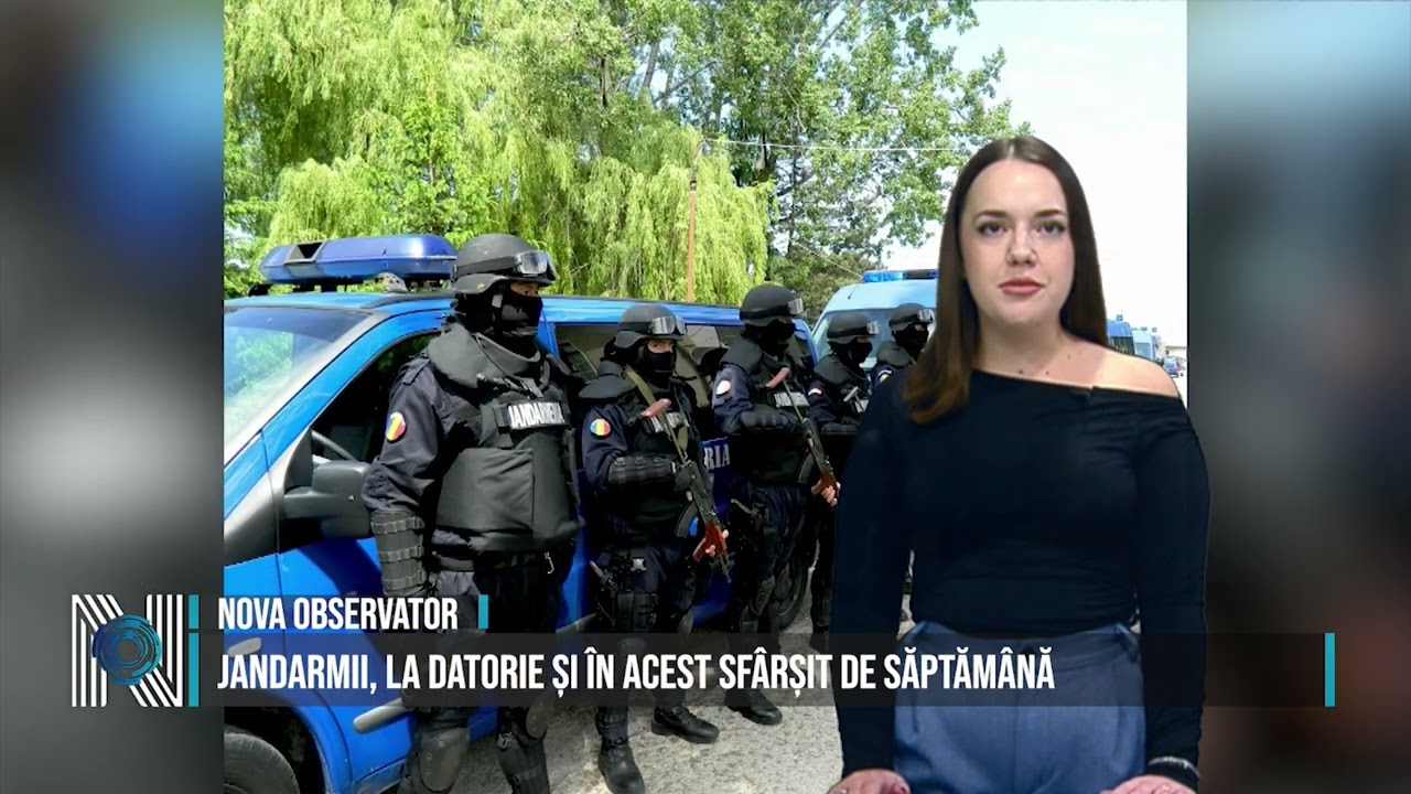 Jandarmii, la datorie și în acest sfârșit de săptămână
