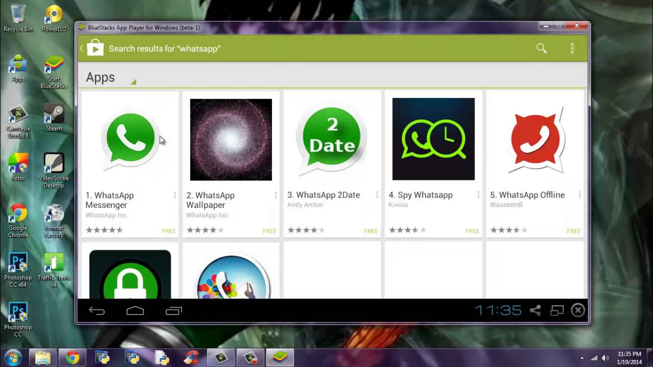 install whatsapp on bluestacks