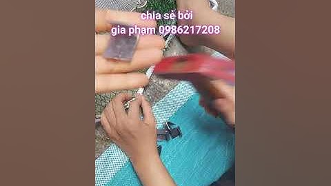 Cách vào chì lưới quét cá chất lượng cao. #shorts