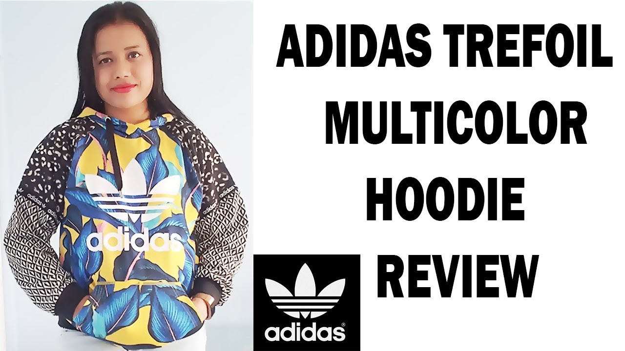 adidas trefoil hoodie sizing