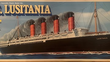RMS Lusitania Model Ship Build.                  Part 2