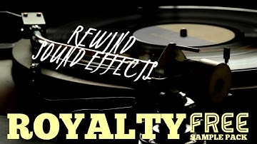 Rewind Sound Effects / Sound Of Rewind / Turntable Rewind Sound Effect / Royalty Free