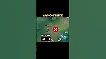 AAMON LONGER INVISIBLE TRICK #mlbb