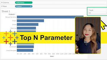 How to Create Top N Parameter in Tableau | Tableau Episode #9