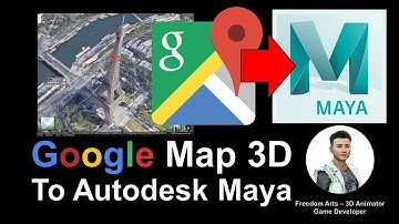Google Map 3D to Maya 2019 - Maya Full Tutorial