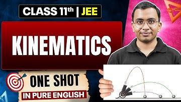 KINEMATICS Class 11 | Complete JEE Physics One Shot in Pure English