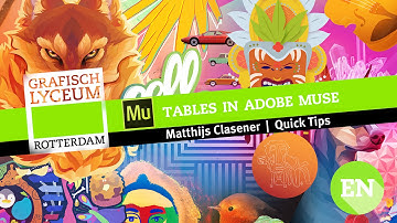 QuickTip | How to add tables to your Adobe Muse website