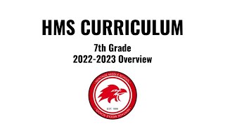 2022-2023 7th Grade Curriculum Overview