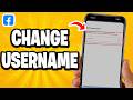 How To Change Facebook Page Username (2026)