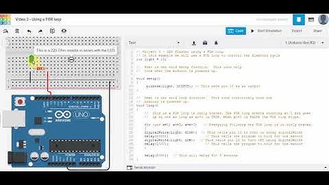 Video 3  -  Using a FOR loop with your Arduino
