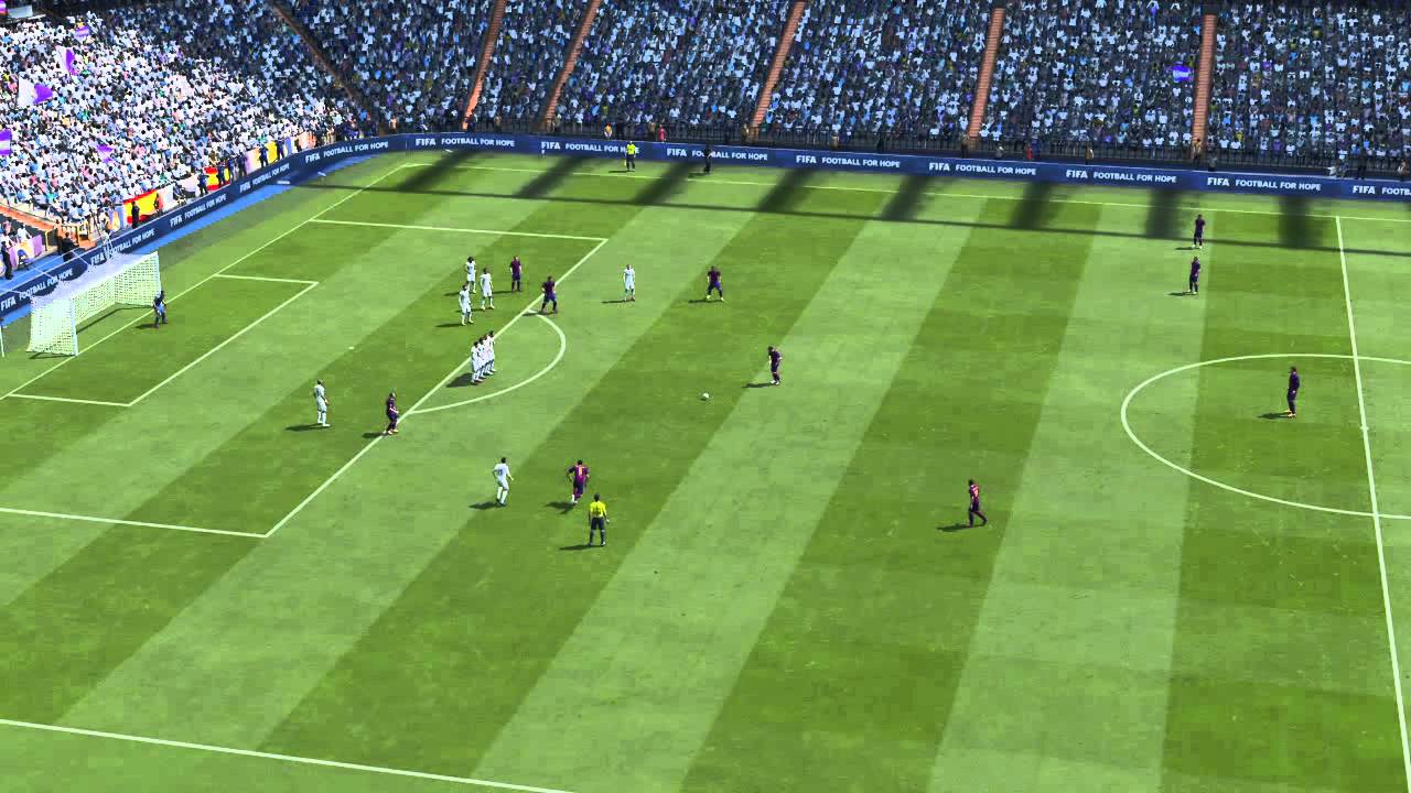 FIFA 15 top corner free kick YouTube