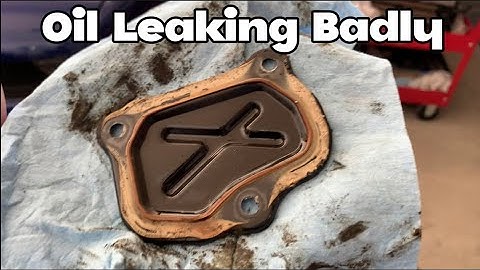 Fixing The Timing Chain Tensioner Cover Oil Leak | 2012 - 2015 Honda Civic Si