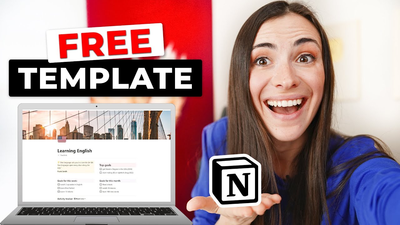 How to make the best language learning plan | Notion template