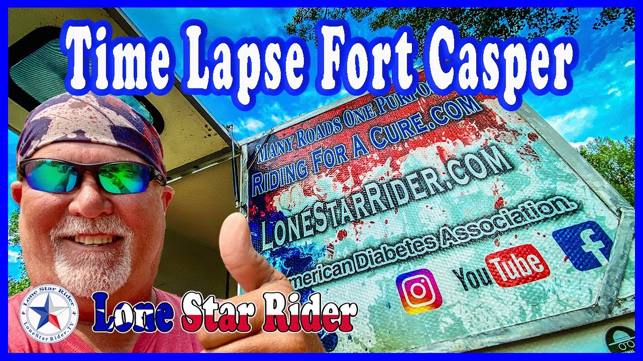 Time Lapse Fort Casper Campground, Casper Wyoming • 08-18-2021