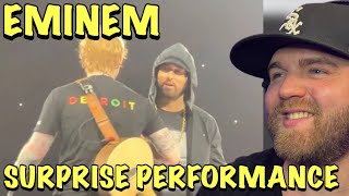 Eminem ft Ed Sheeran - Lose Yourself, Stan (Full Set of SURPRISE Performance (Reaction)