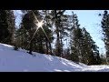 Snowy Southern California Landscape