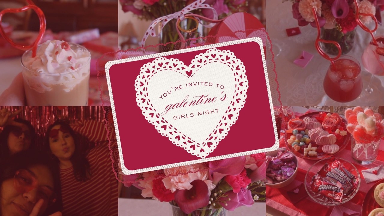 Host Galentine's Day with me! 💌 shopping, crafting, and decorating!