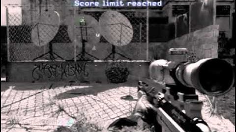 Mw3 Free for all - Final killcam  360° throwing knife kill