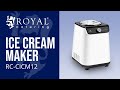 Ice cream maker royal catering rccicm12  product presentation