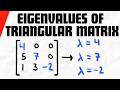 Eigenvalues of a Triangular Matrix | Linear Algebra