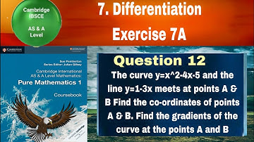 The curve y=x^2-4x-5 and the line y=1-3x meets at points A & B Find the co-ordinates of points A & B