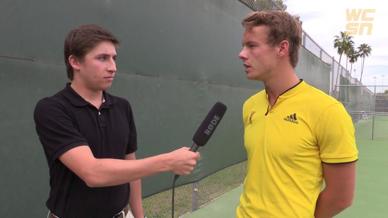 ASU Mens Tennis Michael Geerts post-match interview