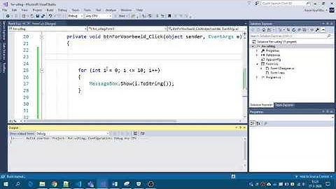 Visual Studio C# - For Loop