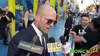 Jason Statham Interview at The Meg World Premiere