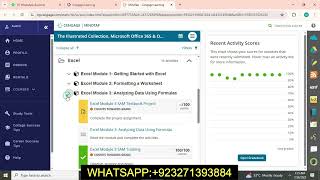 Full Excel Module 3 SAM Exam || Create a formula using arithmetic operators Update
