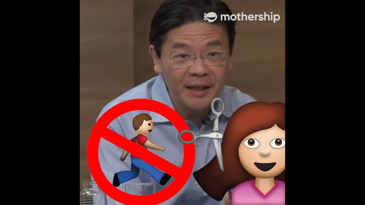 Minister Lawrence Wong My Hair Was Cut By My Wife At Home Youtube