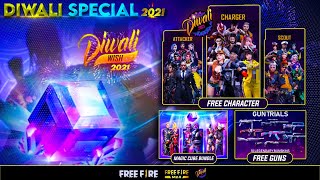CLAIM FREE CHARACTER IN DIWALI EVENT | DIWALI EVENT FREE FIRE 2021 | FREE FIRE NEW EVENT