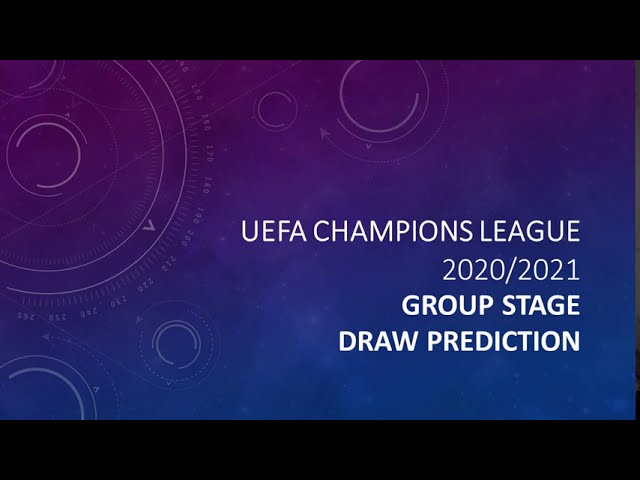 Champions League 2020/21 group stage draw: how and where to watch