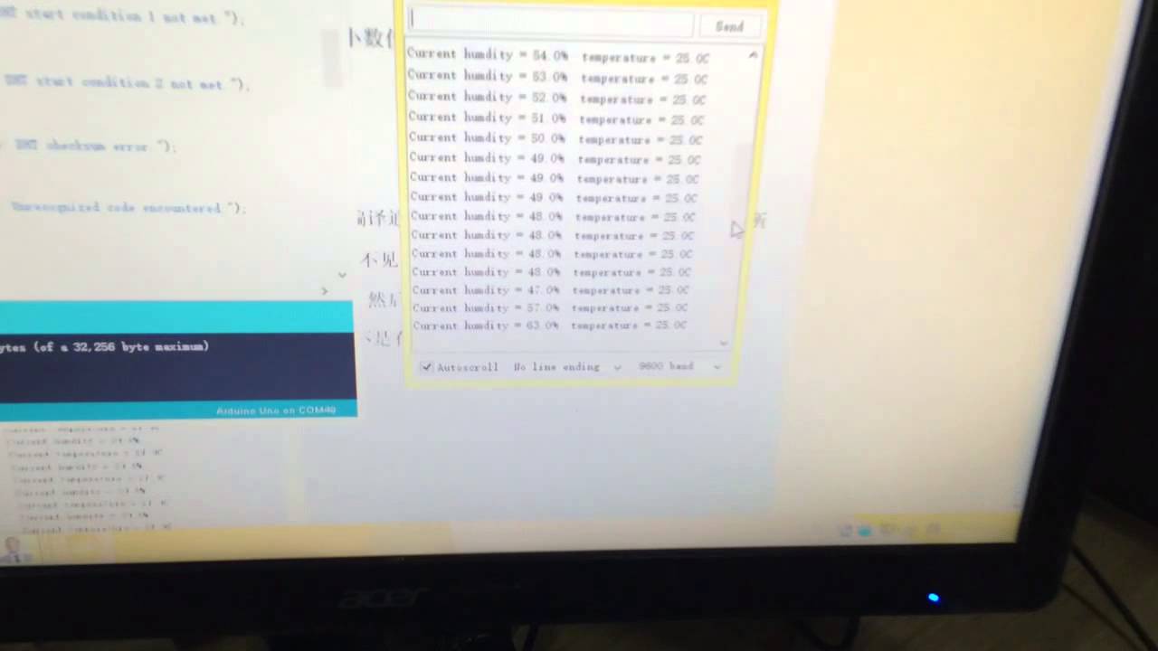arduino temperature humidity sensor project - YouTube