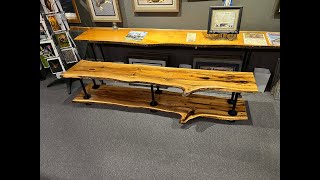 LIVE EDGE WHITE OAK FLOOR SHELVING UNIT by Keith's Frame Of Mind 56 views 1 year ago 3 minutes, 37 seconds