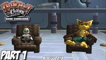 RATCHET & CLANK GOING COMMANDO GAMEPLAY WALKTHROUGH PART 1 PLANET ARANOS & OOZLA - PS2 LETS PLAY