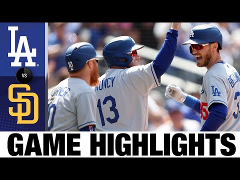 Dodgers vs. Padres Game Highlights (4/24/22) | MLB Highlights