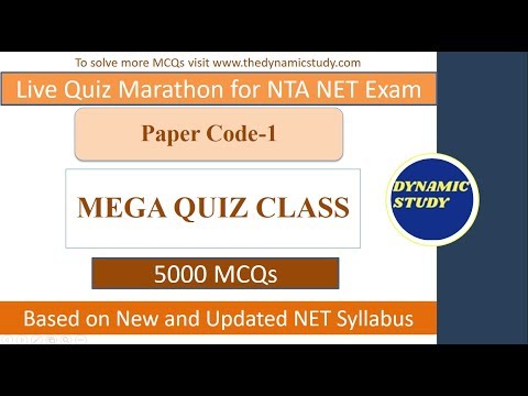 🔴Quiz NET Mega Quiz Mock Test