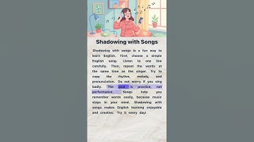 Shadowing with Songs 🎵 | Fun English Practice #shadowing #englishwithsongs #funenglish