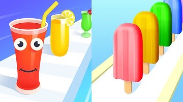 Juice Run VS Popsicle Stack All Levels Walkthrough Gameplay Android iOS New Update