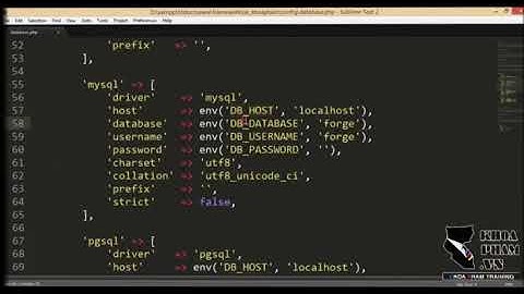 Bản sao của 13.Bài 12- Hướng Dẫn Cấu Hình Database Trong Laravel 5.x - Lập Trình Laravel Khoa Phạm.m